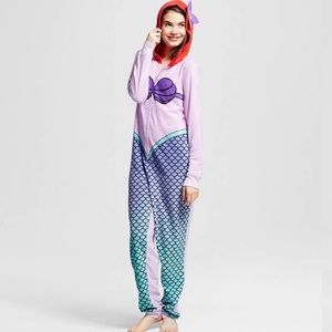 Little mermaid adult onesie unisuit pajamas